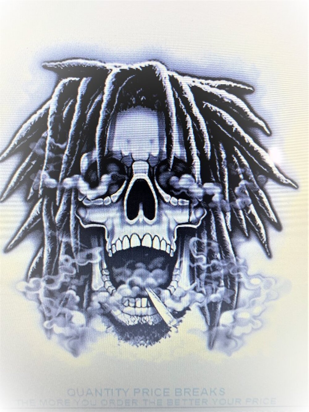 Solar Rasta Skull Shirt